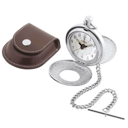 Pocket watch with outlet alarm