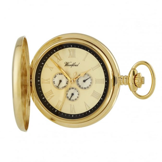 Day date shop pocket watch