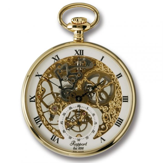 Skeleton best sale pocket watch