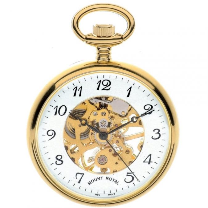 Open pocket outlet watch