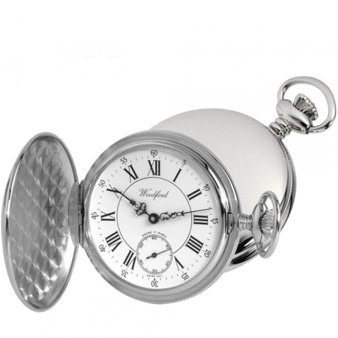 Woodford sterling silver pocket on sale watch